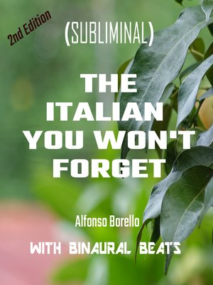 cover image of The Italian You Won't Forget